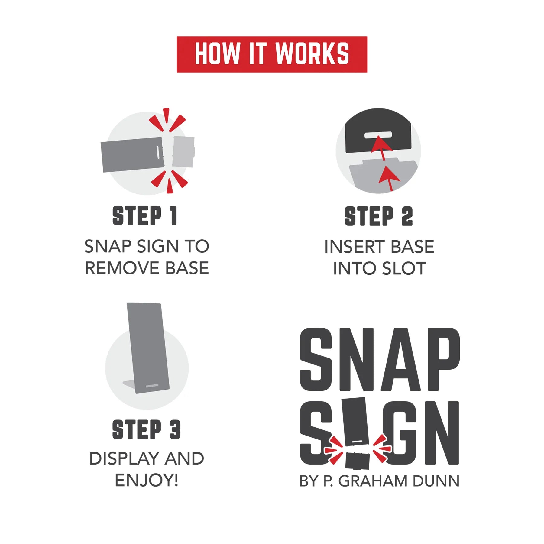 P. Graham Dunn 'Sorry About Your Other Children' Snap Sign - Ideal Gift!