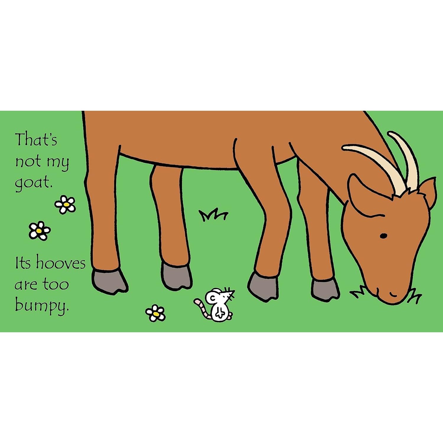 Adorable Touchy - Feely Board Book: That's Not My Goat