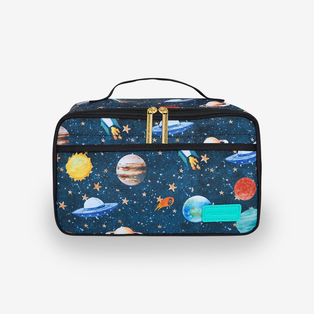 Posh Peanut Cosmic Galaxy Insulated Lunch Bag for Fresh Snacks