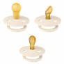 BIBS Ivory Try-It 3-Pack Pacifier Collection for Babies (0 - 6 Months)