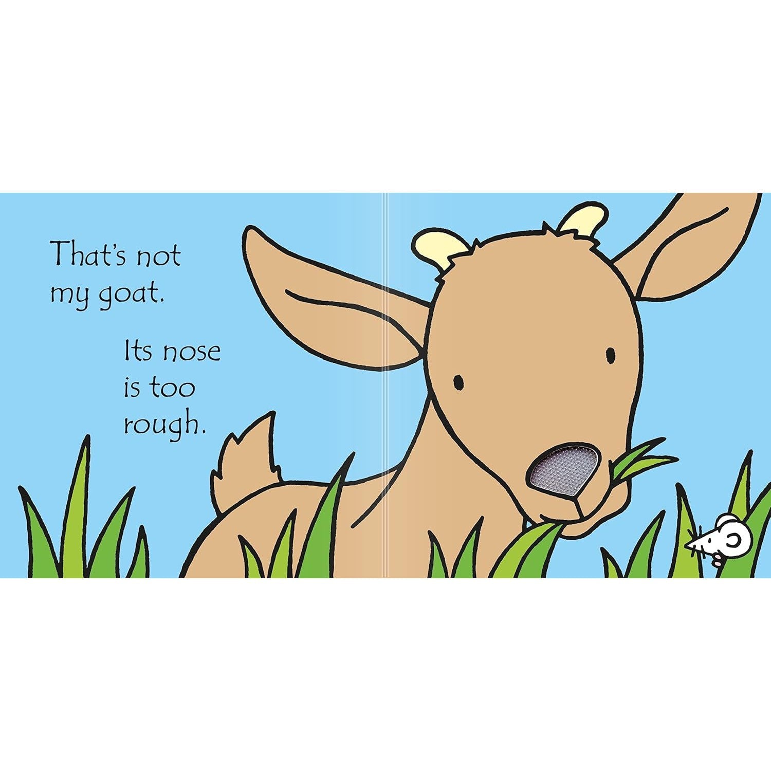 Adorable Touchy - Feely Board Book: That's Not My Goat