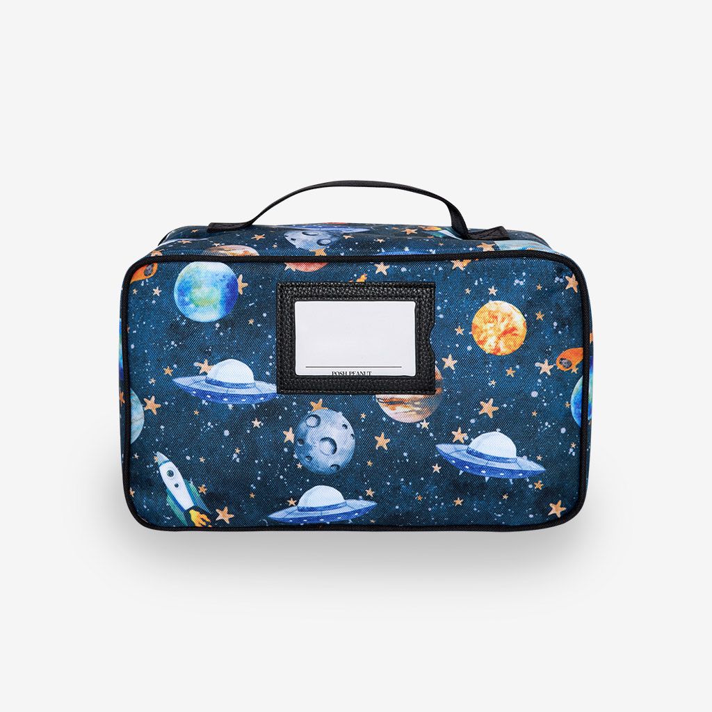 Posh Peanut Cosmic Galaxy Insulated Lunch Bag for Fresh Snacks