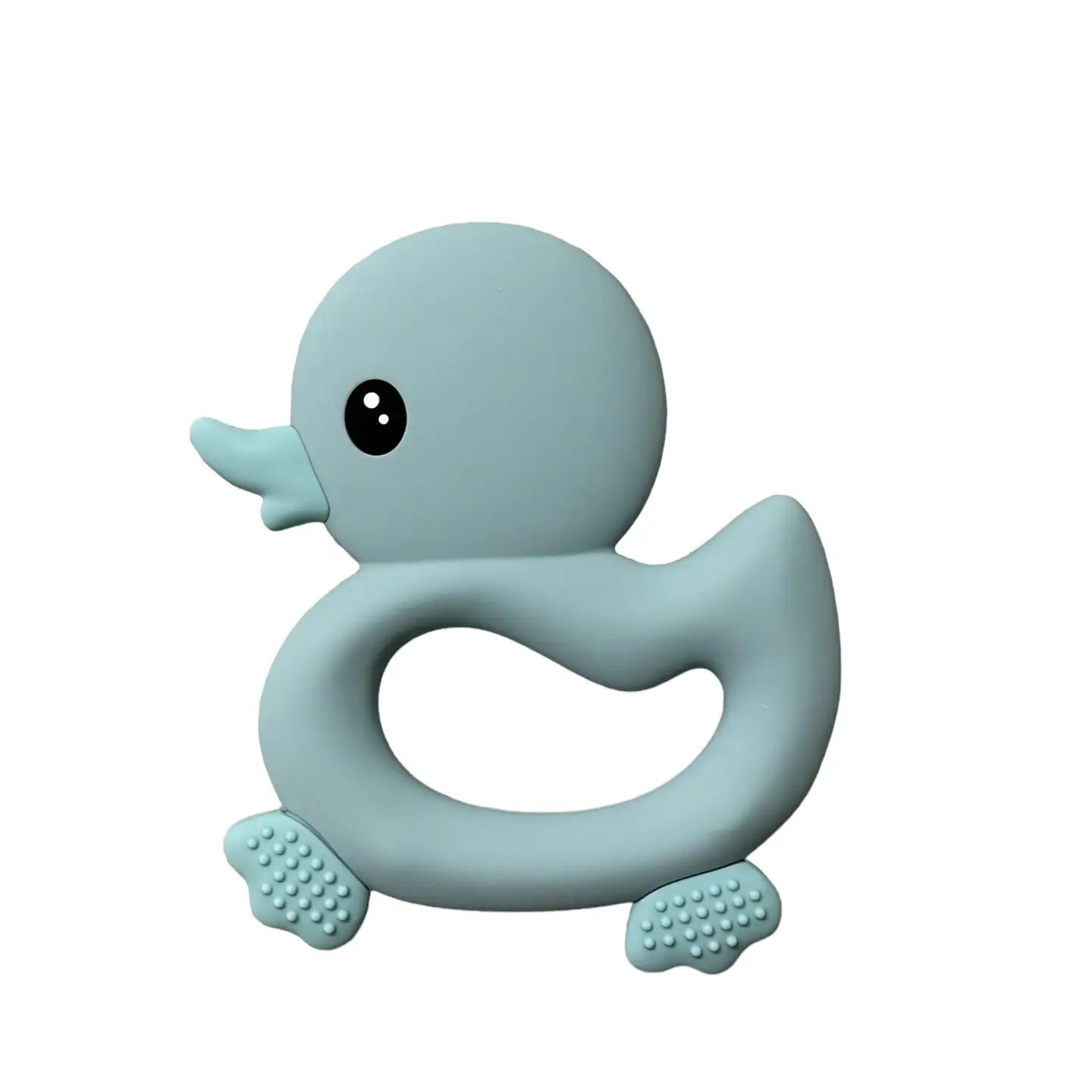 Hot! Three - Hearted Silicone Duck Teether