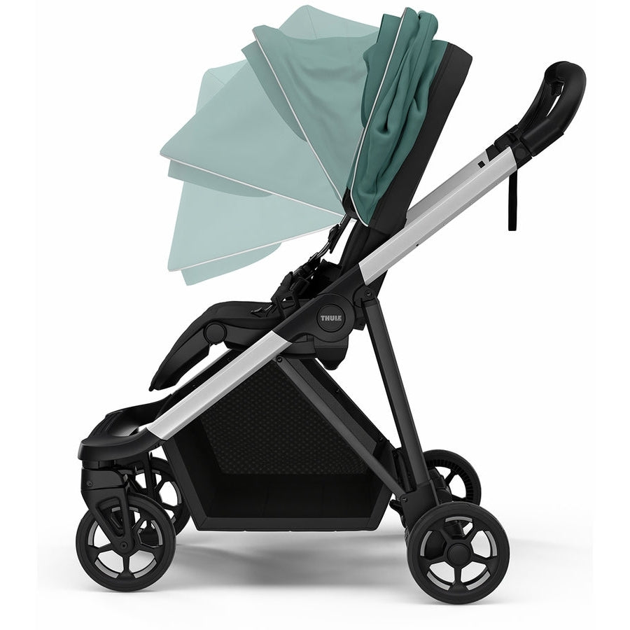 Hot Deal! Thule Shine City Stroller in Mallard Green on Aluminum