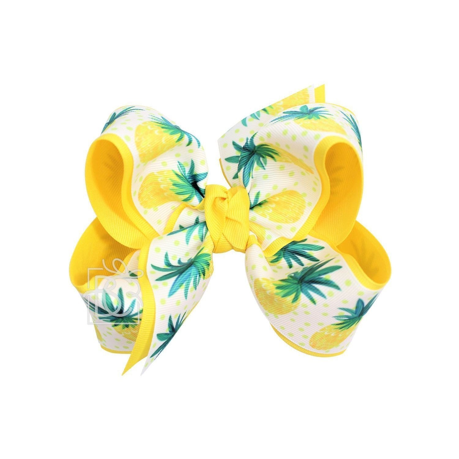 Beyond Creations High - Quality Layered Pineapple Bow with Double Knot