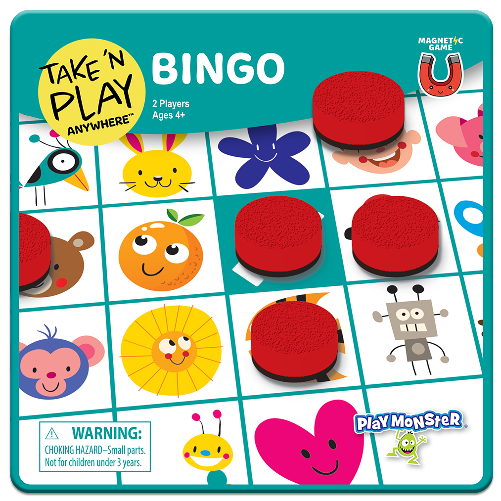 Play Monster's Portable Take ‘N’ Play Bingo - Fun for All!