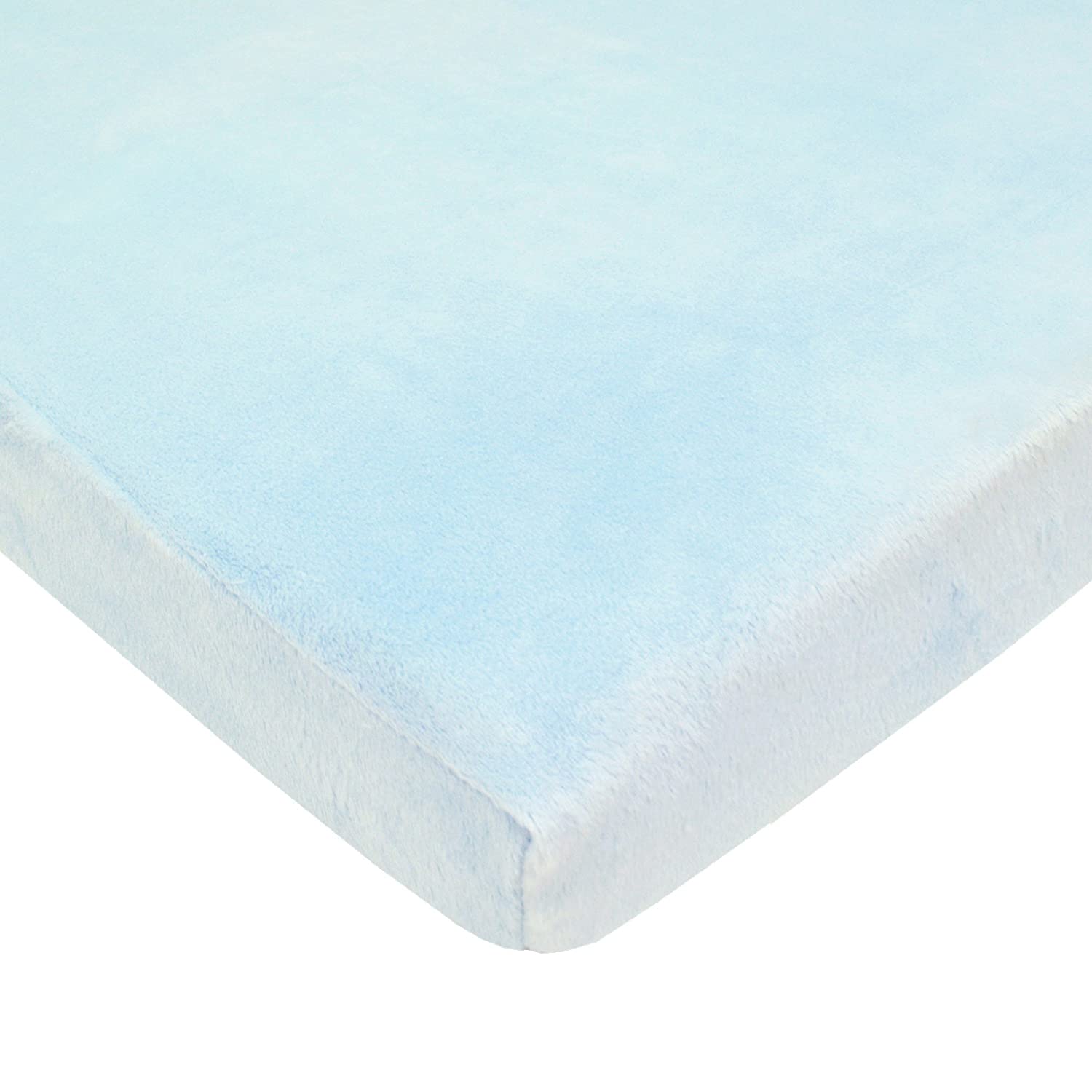 American Baby Co. Ultra-Soft Solid Chenille Fitted Bassinet Sheet (15 x 33)