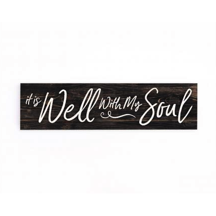 P. Graham Dunn Small Rustic Pine Wooden Sign with Encouraging Sentiment