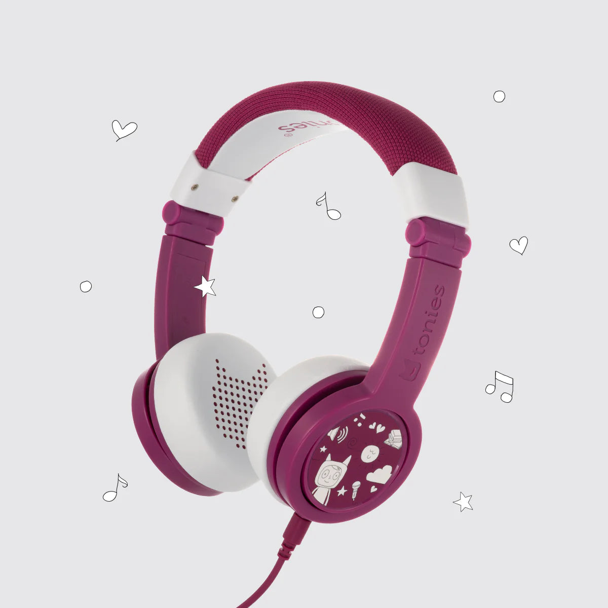 Hot Sale! Purple Tonies® Kids' Foldable Headphones for Storytime