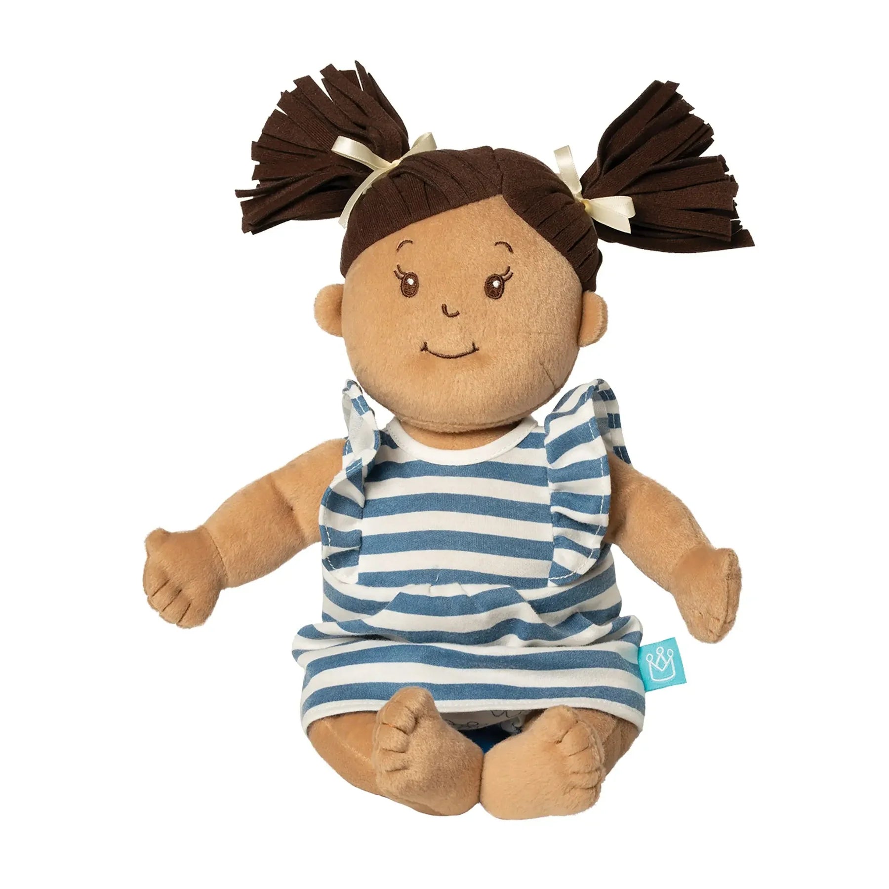 Award-Winning Baby Stella Beige Soft Doll with Brown Pigtails for Creative Role Play