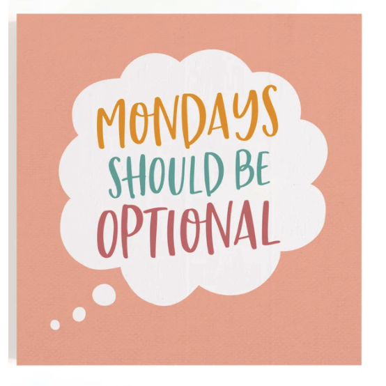 P. Graham Dunn Monday Word Block - A Must - Have Inspirational Sign, Mondays Should Be Optional