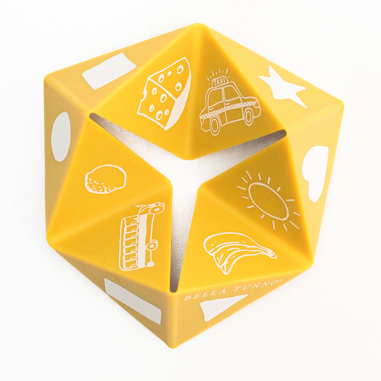 Yellow Bella Tunno Beginner Spinner - Ideal Teething and Learning Toy for Babies