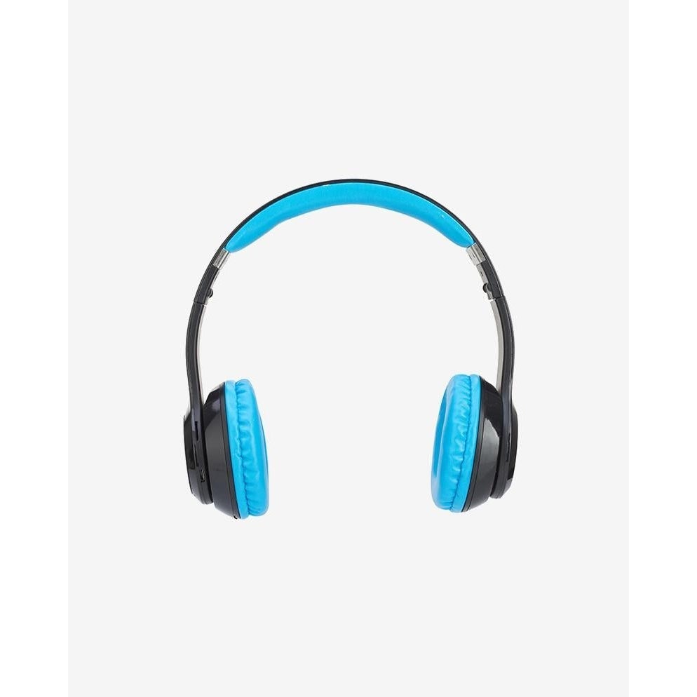 Hot Deal! Trend Tech Brands Bluetooth Stereo Designer Headphones in Stylish Black/Blue
