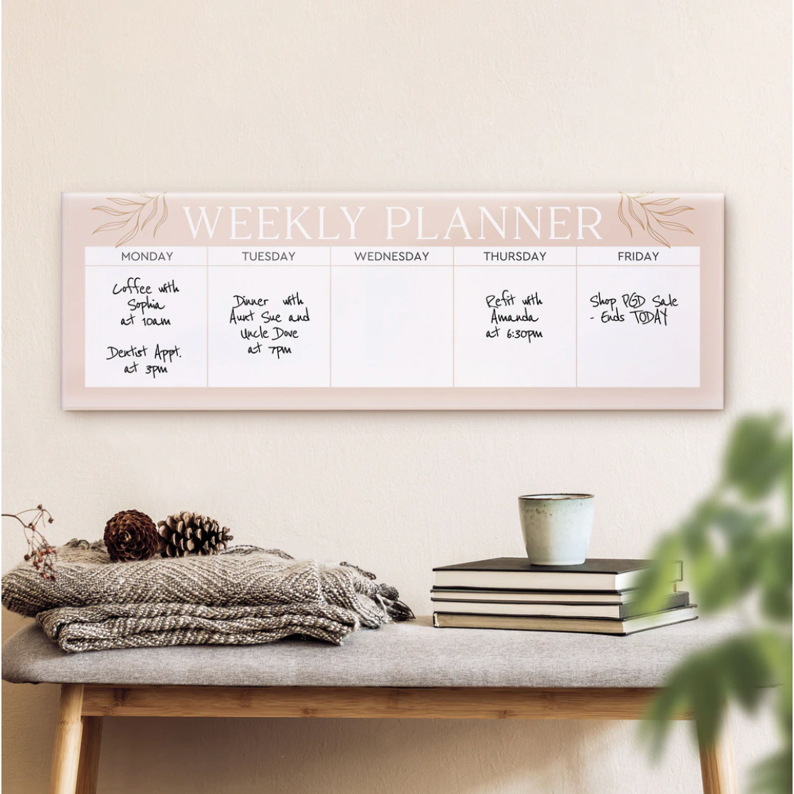 P. Graham Dunn Weekly Planner Dry Erase Board - Ideal for Organization