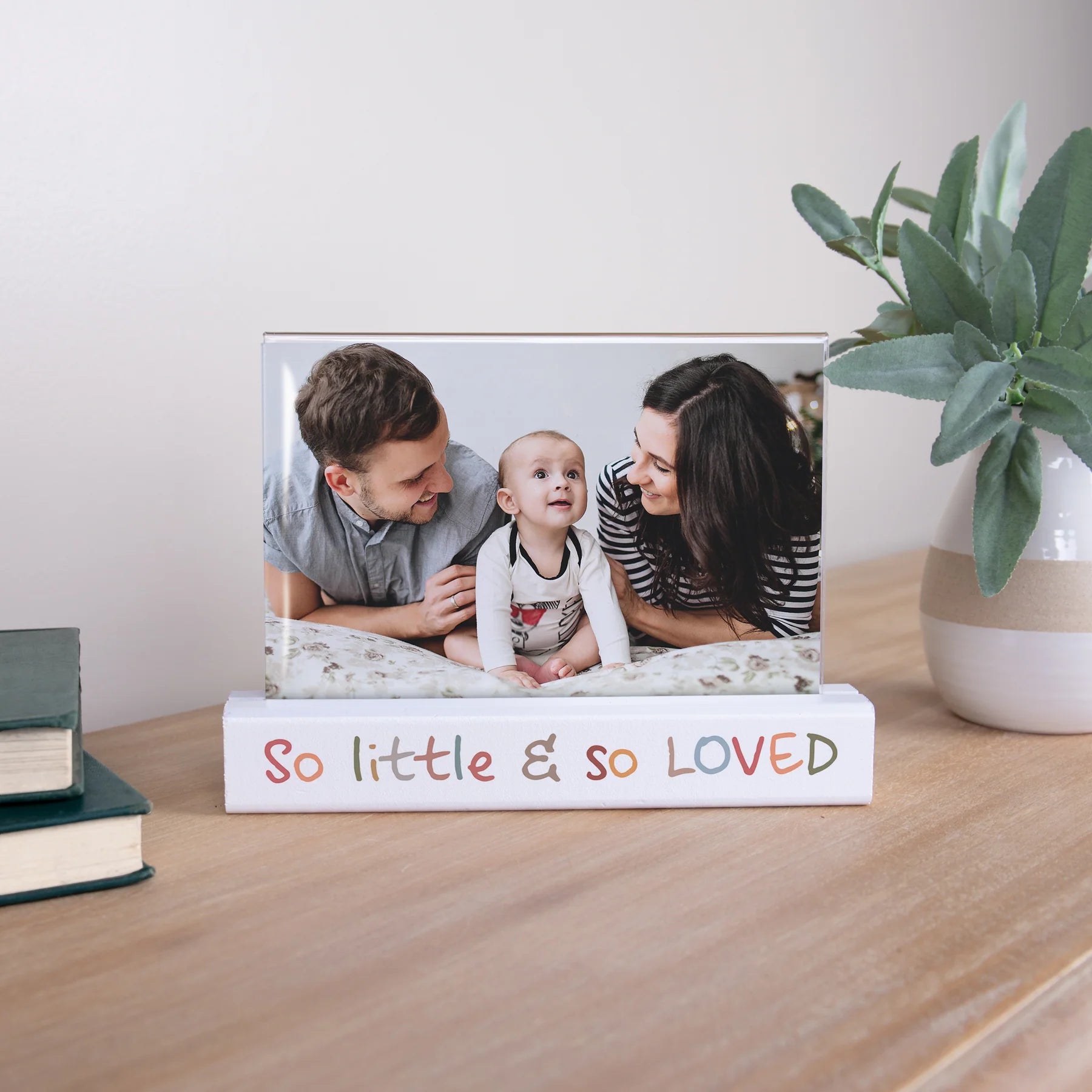 P. Graham Dunn Decorative 5x7 Tabletop Photo Frame - 'So Little So Loved'