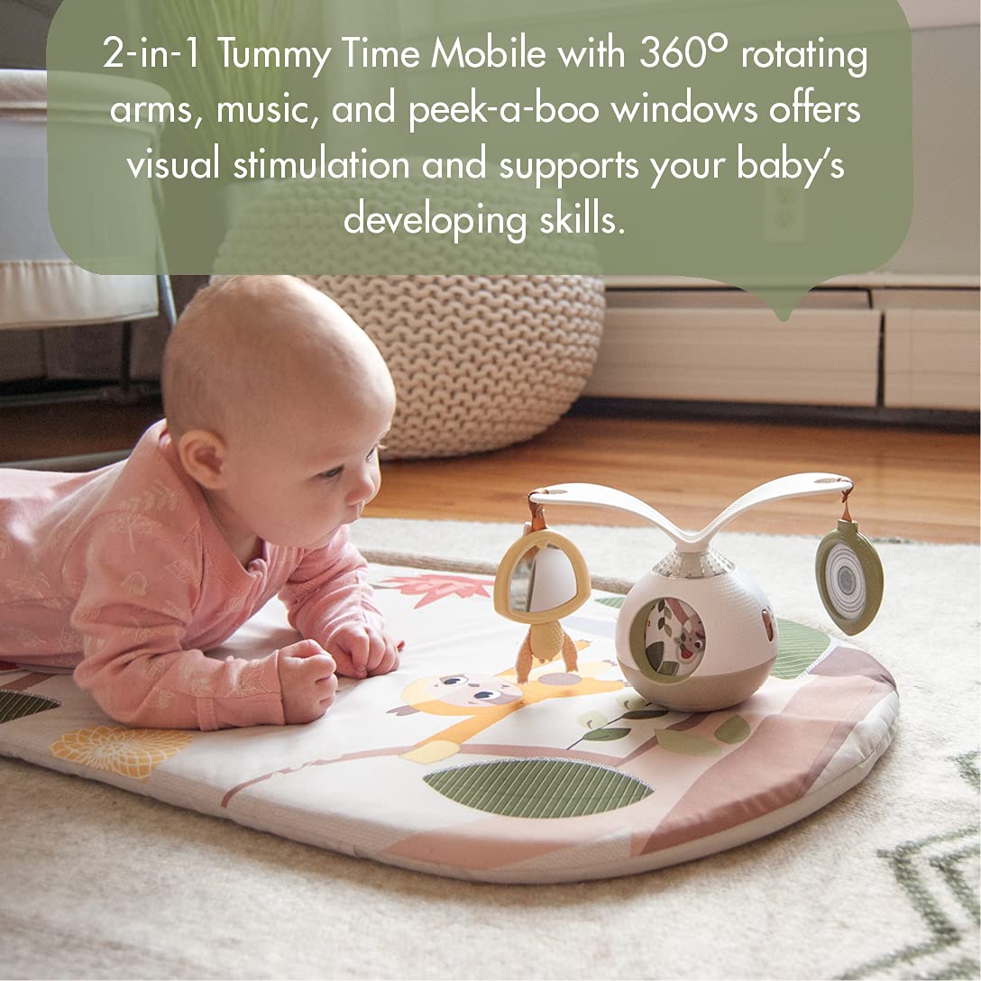 Tiny Love Boho Chic Deluxe 2-in-1 Portable Bassinet for Baby's Play and Sleep