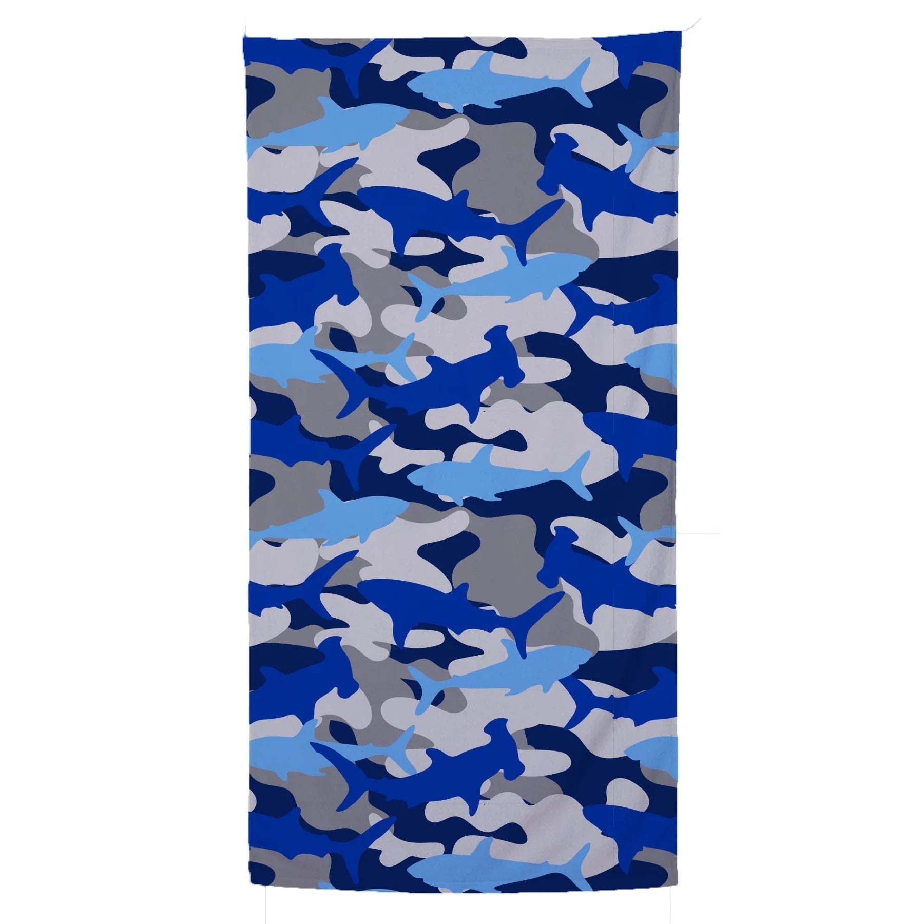 Hot! Azarhia Blue Shark Camo Microfiber Towel