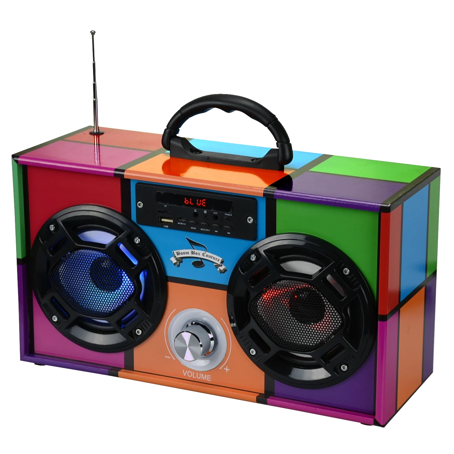 Trend Tech Retro 90s Wireless Boombox with FM - A Must - Have for Music Lovers