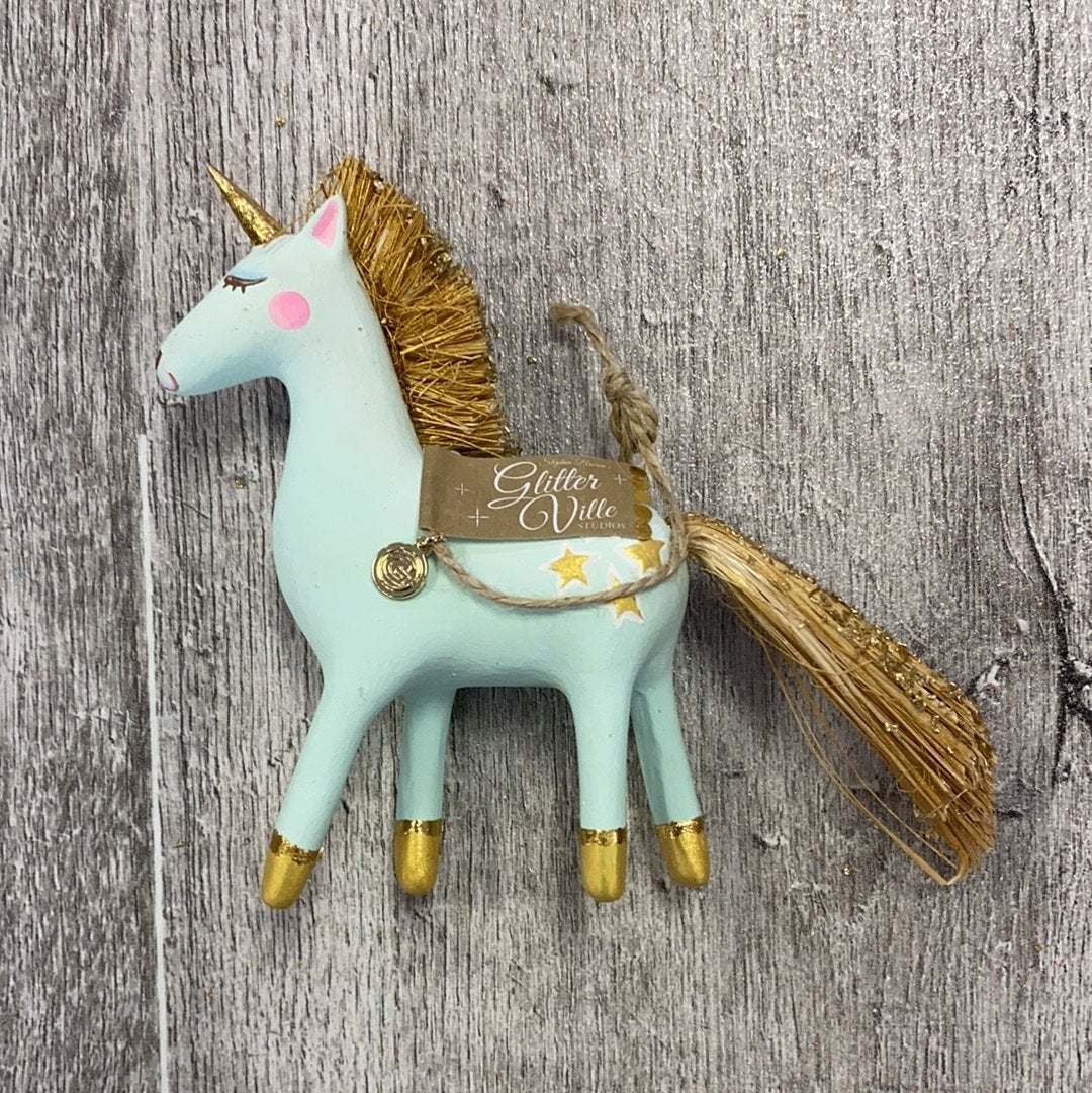 Hot Sale! 180 Degree Rainbow Unicorn Christmas Ornament