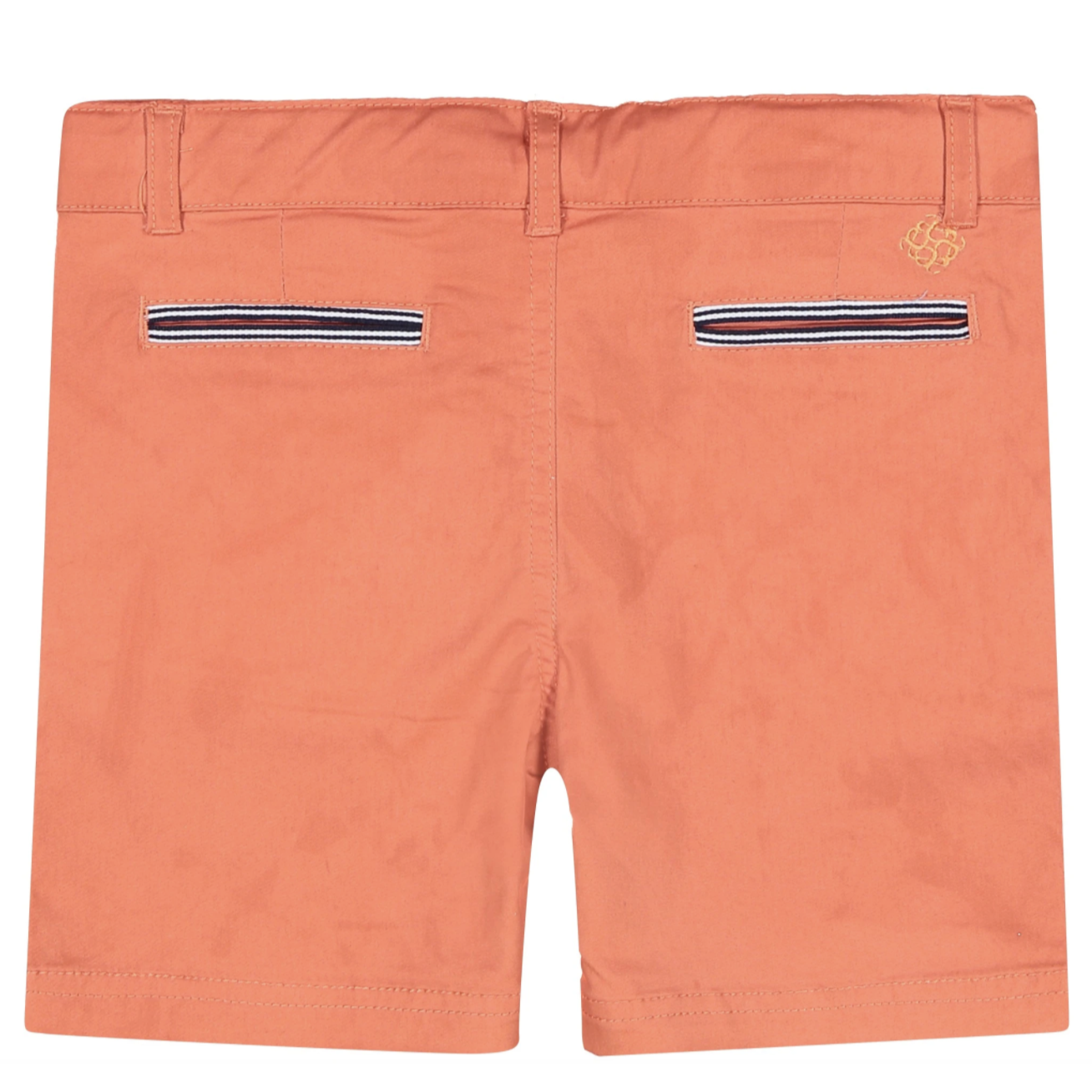 Andy & Evan Stylish Coral Boys Twill Shorts - On Sale