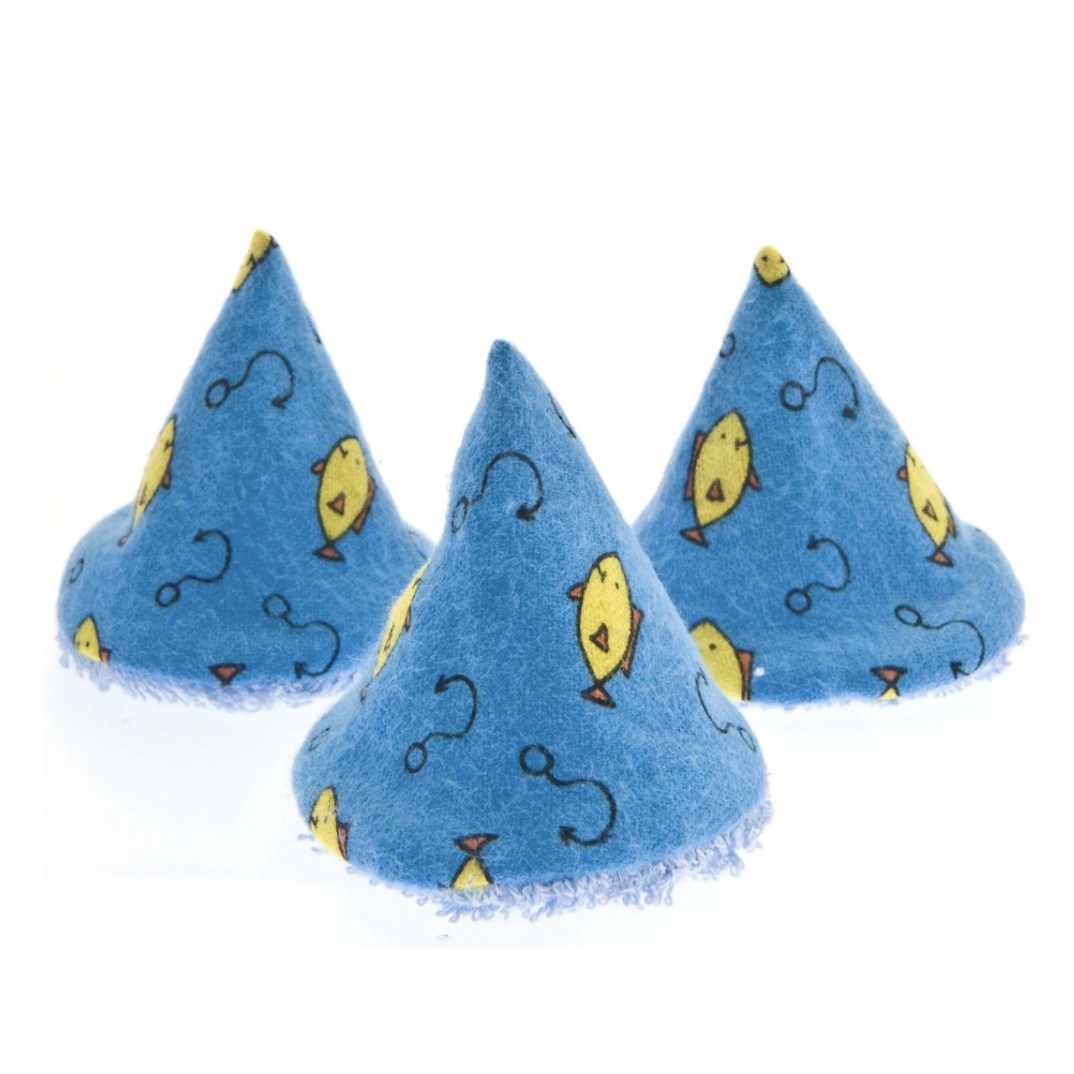 Beba Bean Designs Washable Fishing Blue Pee - Pee Teepee for Babies