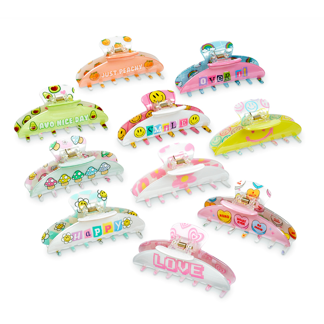 Top Trendy Double - Sided Large Claw Clip for Dance Enthusiasts
