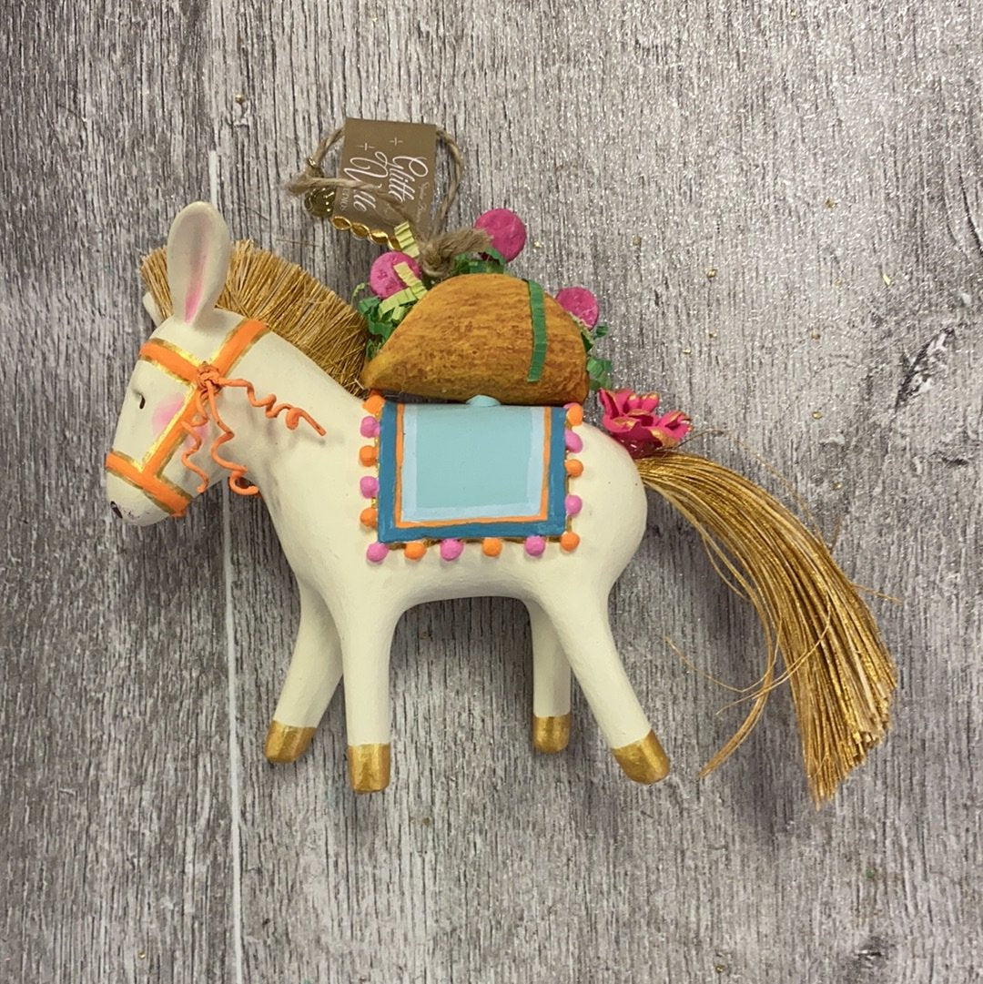 Hot Sale! 180 Degree Busby the Burro Christmas Ornaments Set