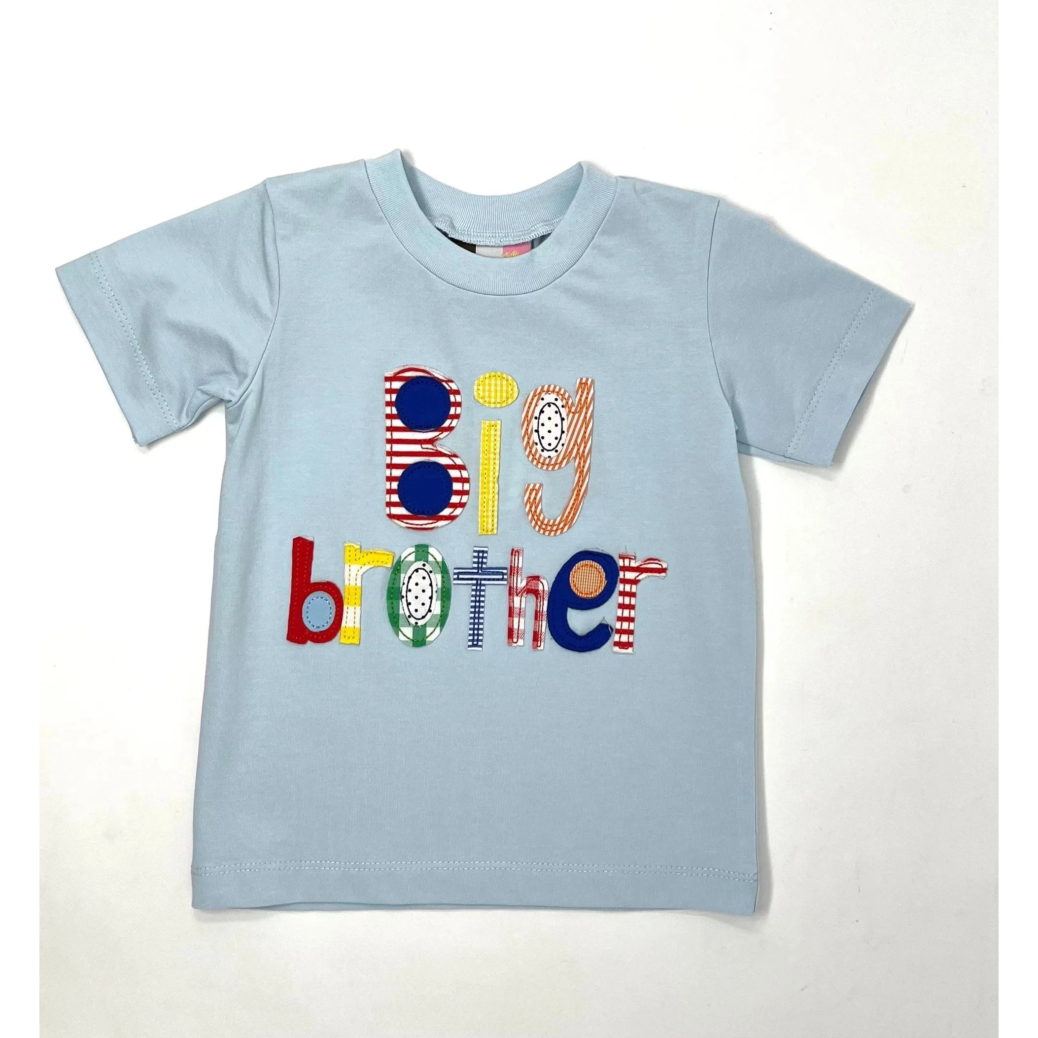 Hot Deal! Blue Banana Split Big Brother Applique Casual Shirt for Fashion Lovers