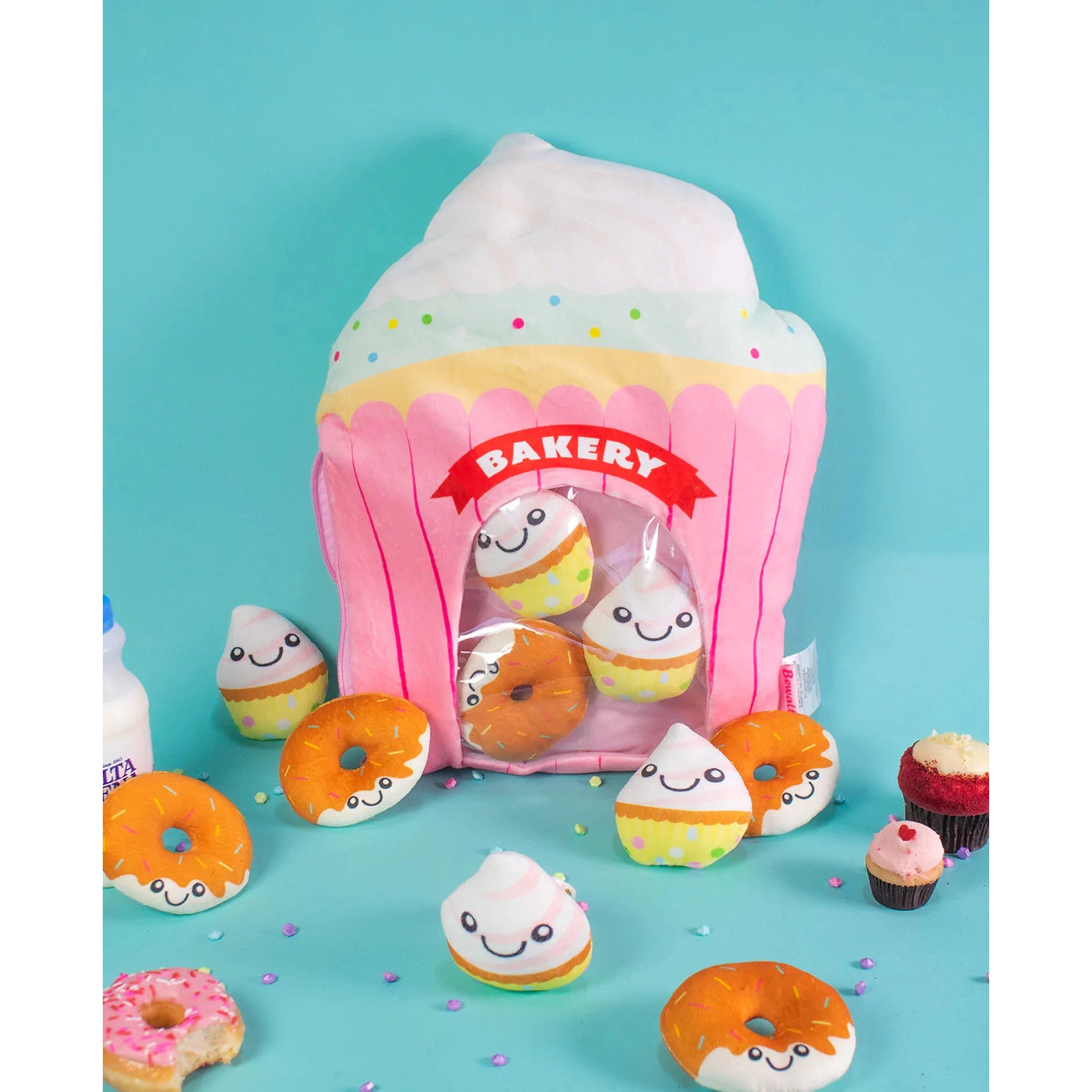 Adorable Cupcake - Shaped Bewaltz Tic Tac Toe Plushies
