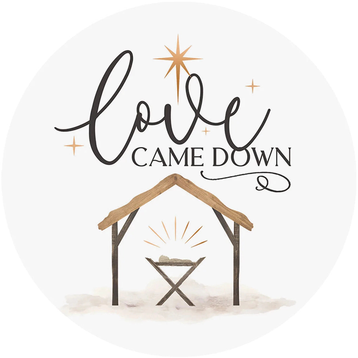 P. Graham Dunn Disposable Love Came Down Paper Coasters - Set of 8