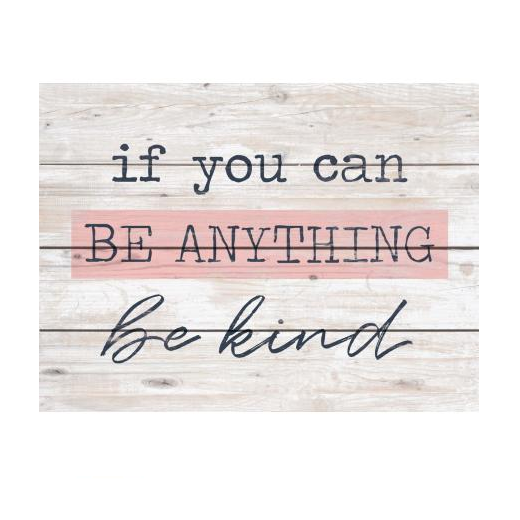 P. Graham Dunn Pine Pallet Decor: Be Kind Sign - Ideal for Mantles, Tables & Counters