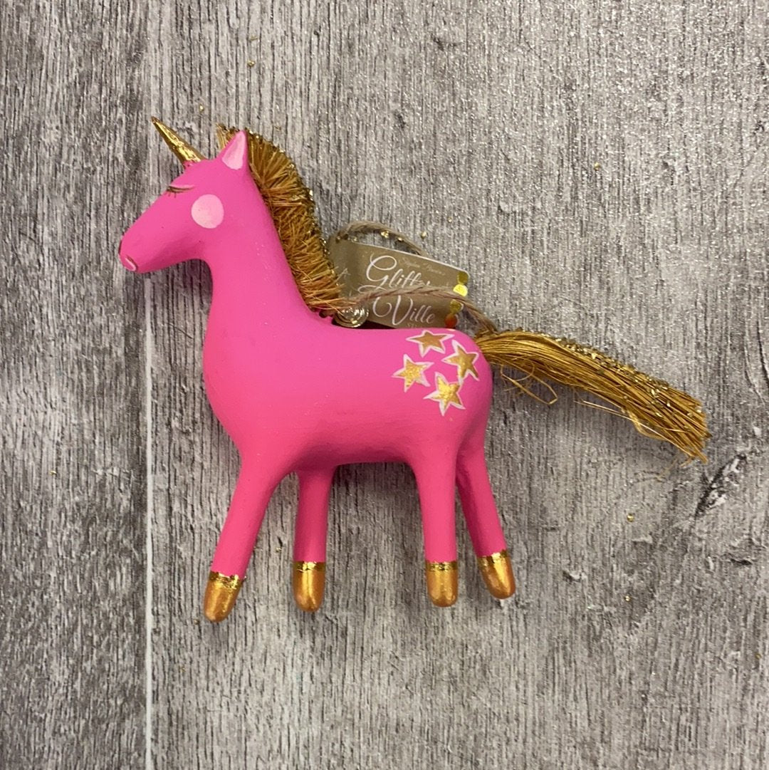 Hot Sale! 180 Degree Rainbow Unicorn Christmas Ornament