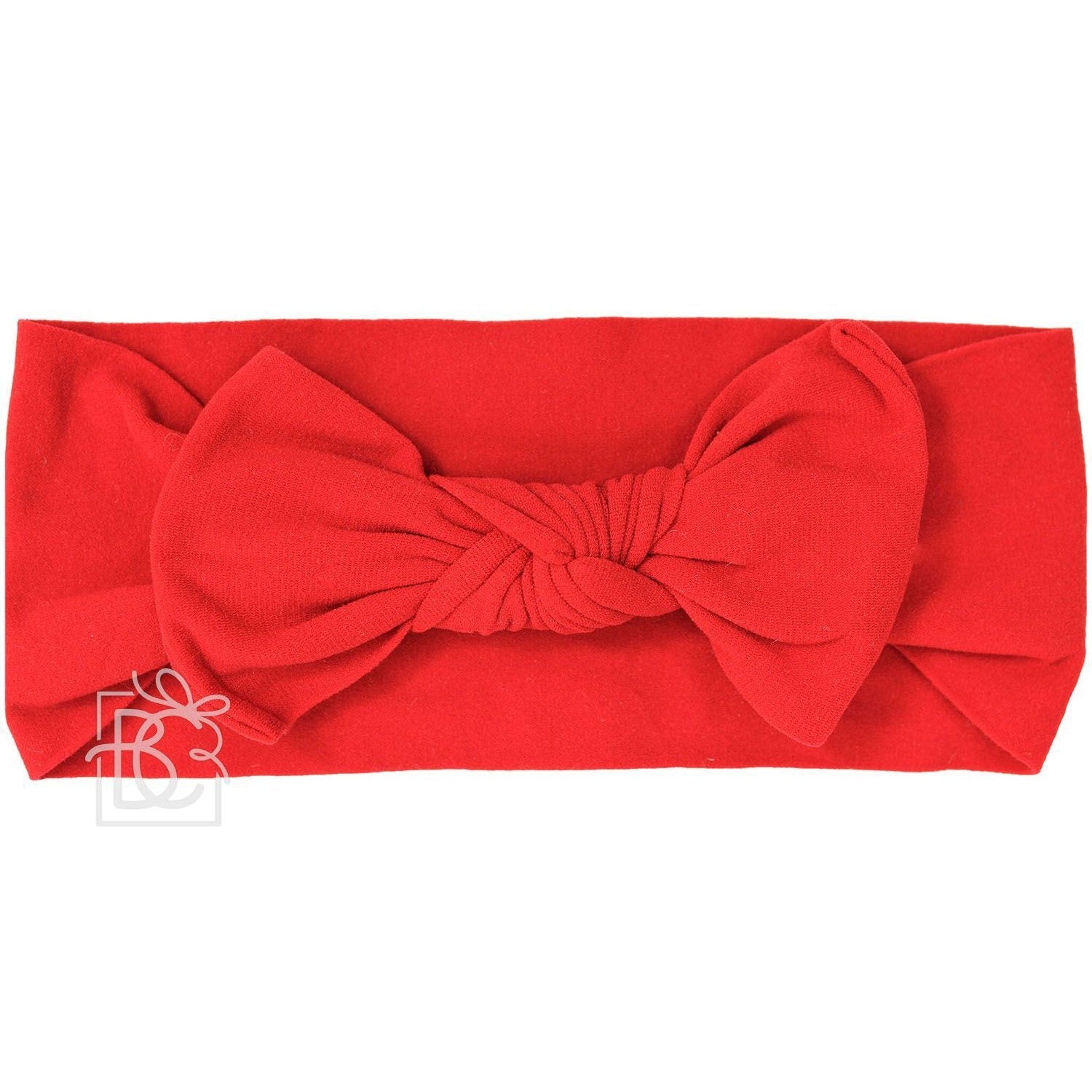 Beyond Creations Elastic Pantyhose Headband with Square Knot Bow for 0 - 3 Months Babies
