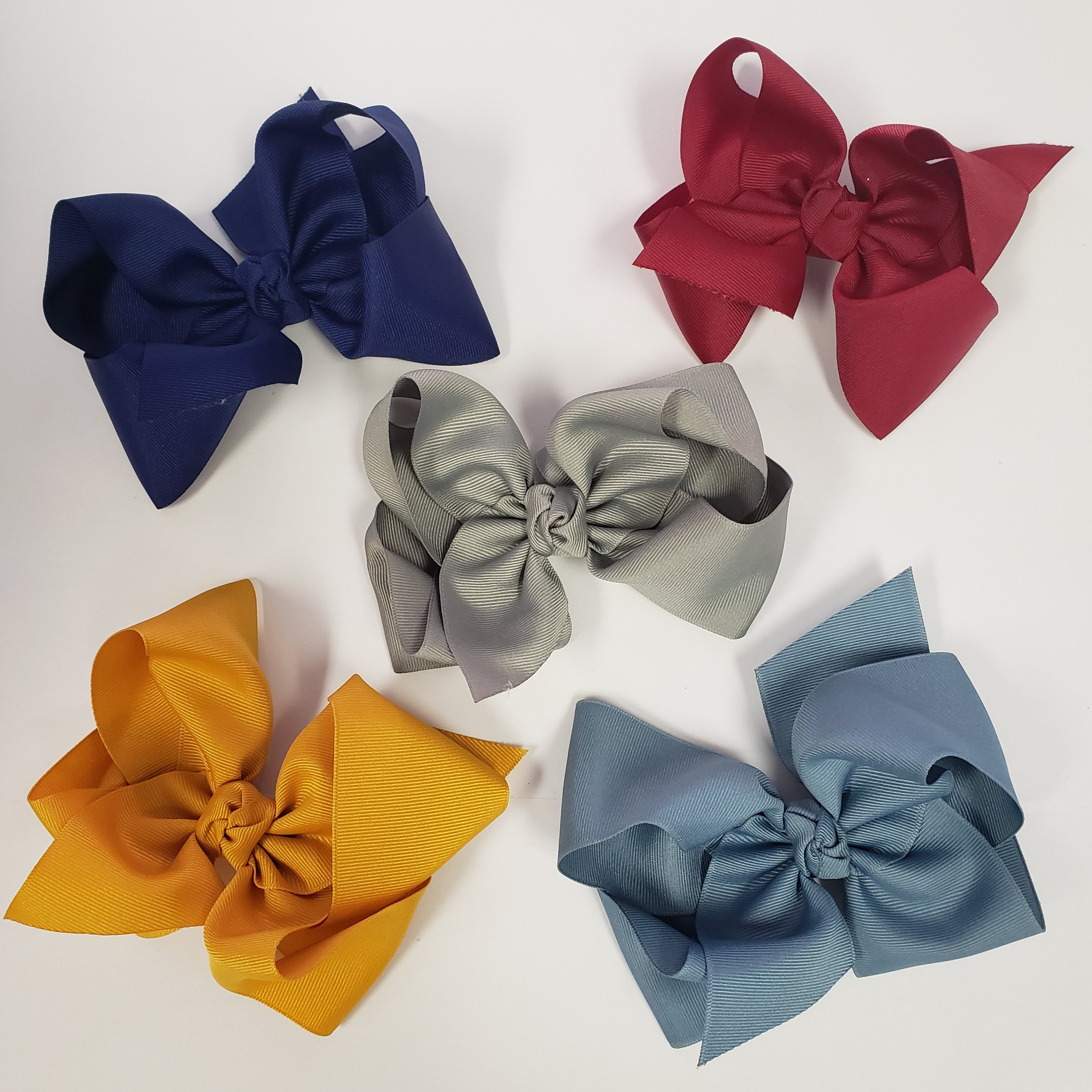 Fall Special: Beyond Creations Large Double Knot Grosgrain Bow Clip (BKEAC)