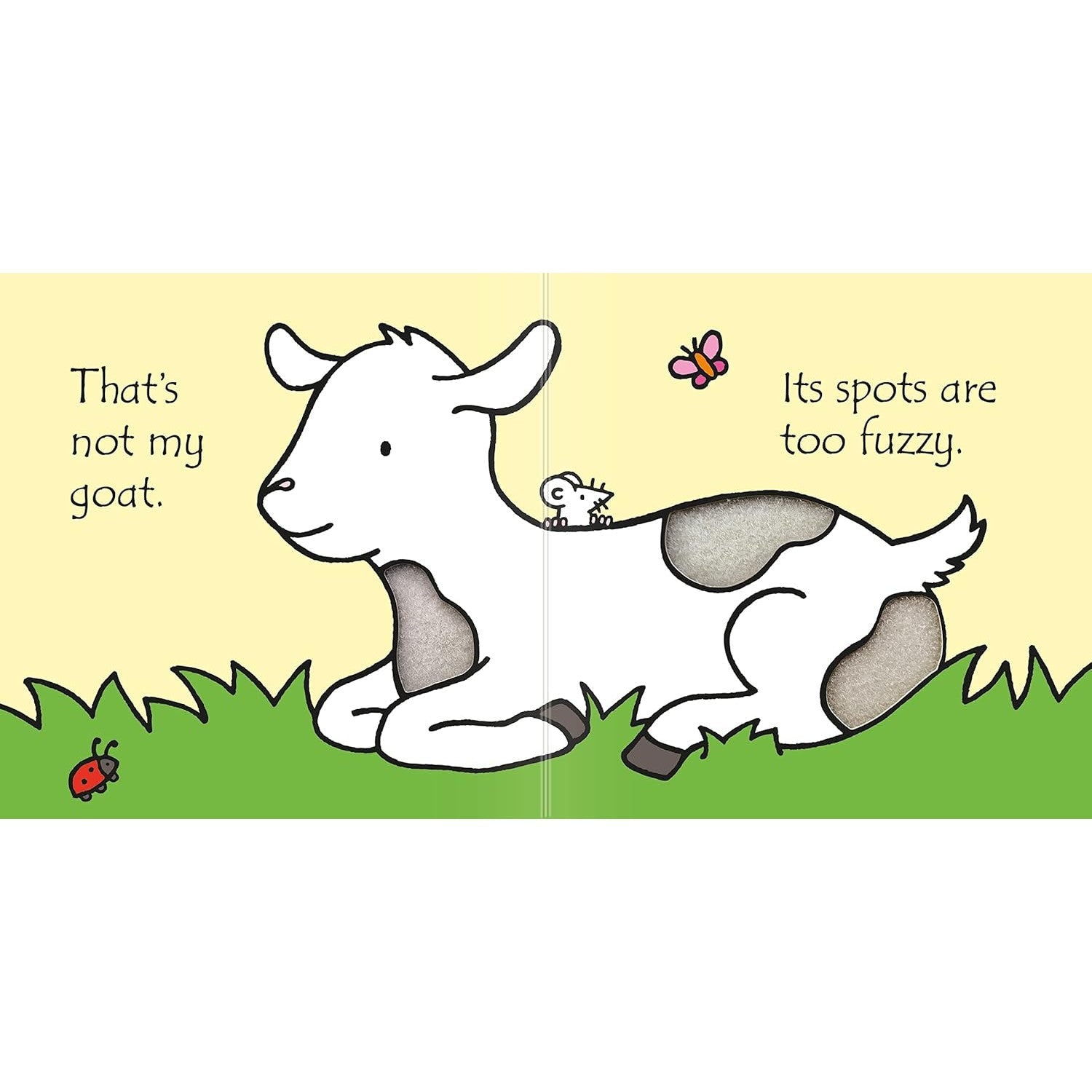 Adorable Touchy - Feely Board Book: That's Not My Goat