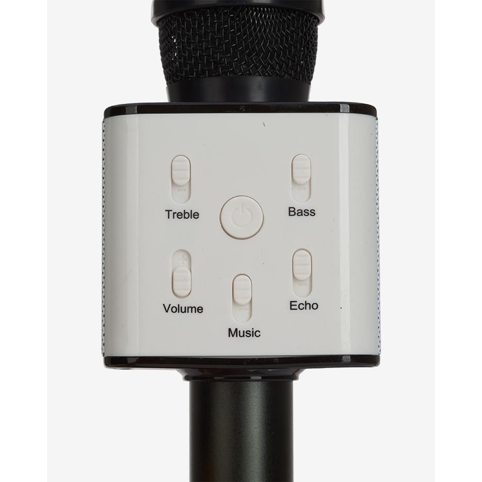 Hot Deal! Trend Tech Brands Sing-Along PRO All-in-One Karaoke Mic & Bluetooth Speaker - Black