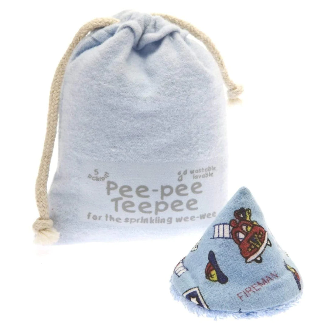 Beba Bean Designs Washable Pee-Pee Teepee in Firedog Blue - Laundry Bag Style