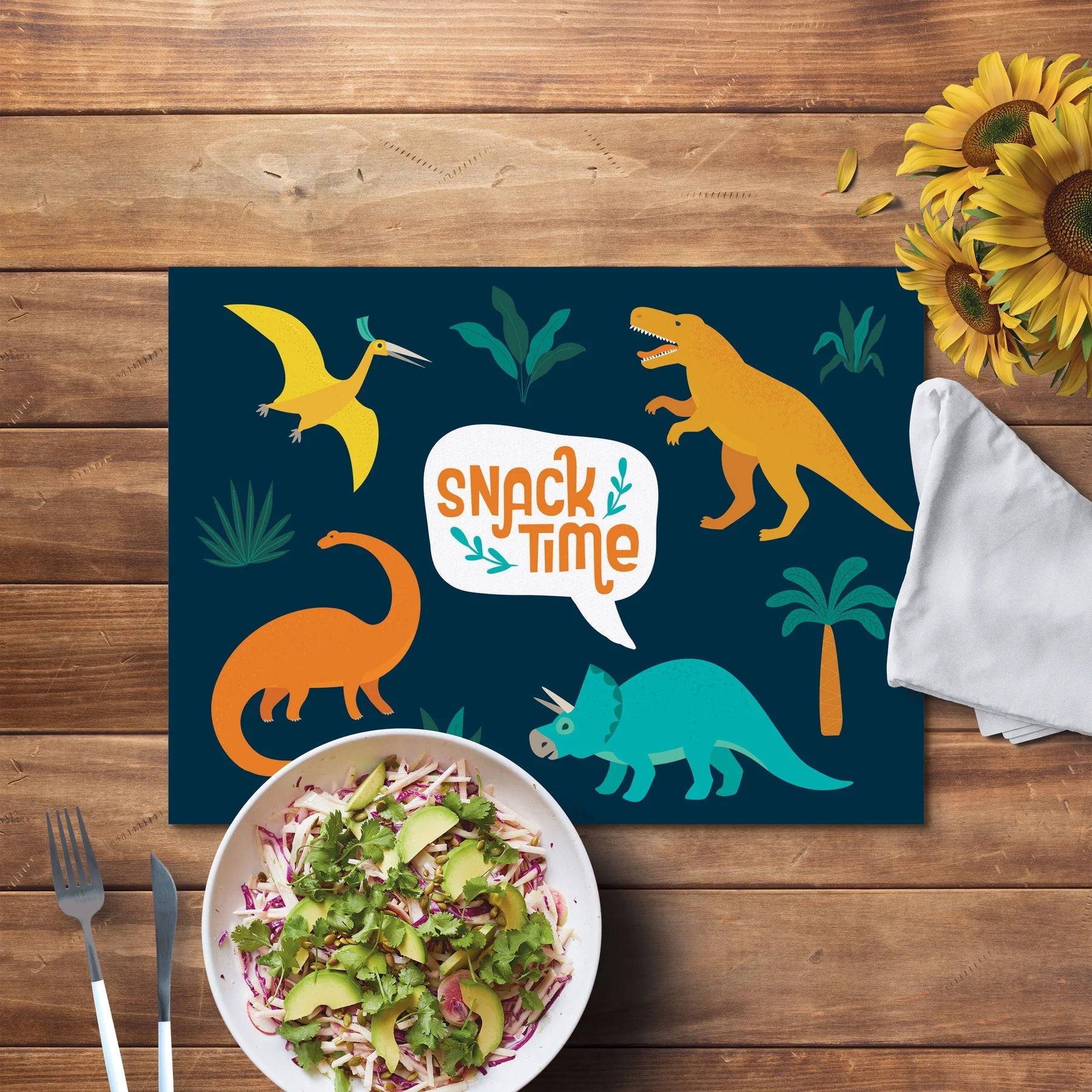 Hot Sale! P. Graham Dunn Vinyl Snack Time Placemat for Tables and More