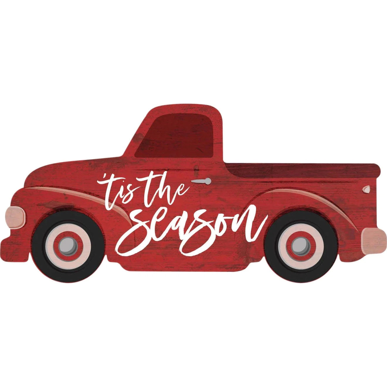 P. Graham Dunn 'Tis the Season Small Pine Tabletop Truck Decor