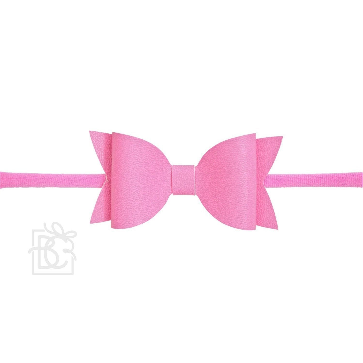 Beyond Creations Hot Pink 1/4 Pantyhose Headband with 3.25