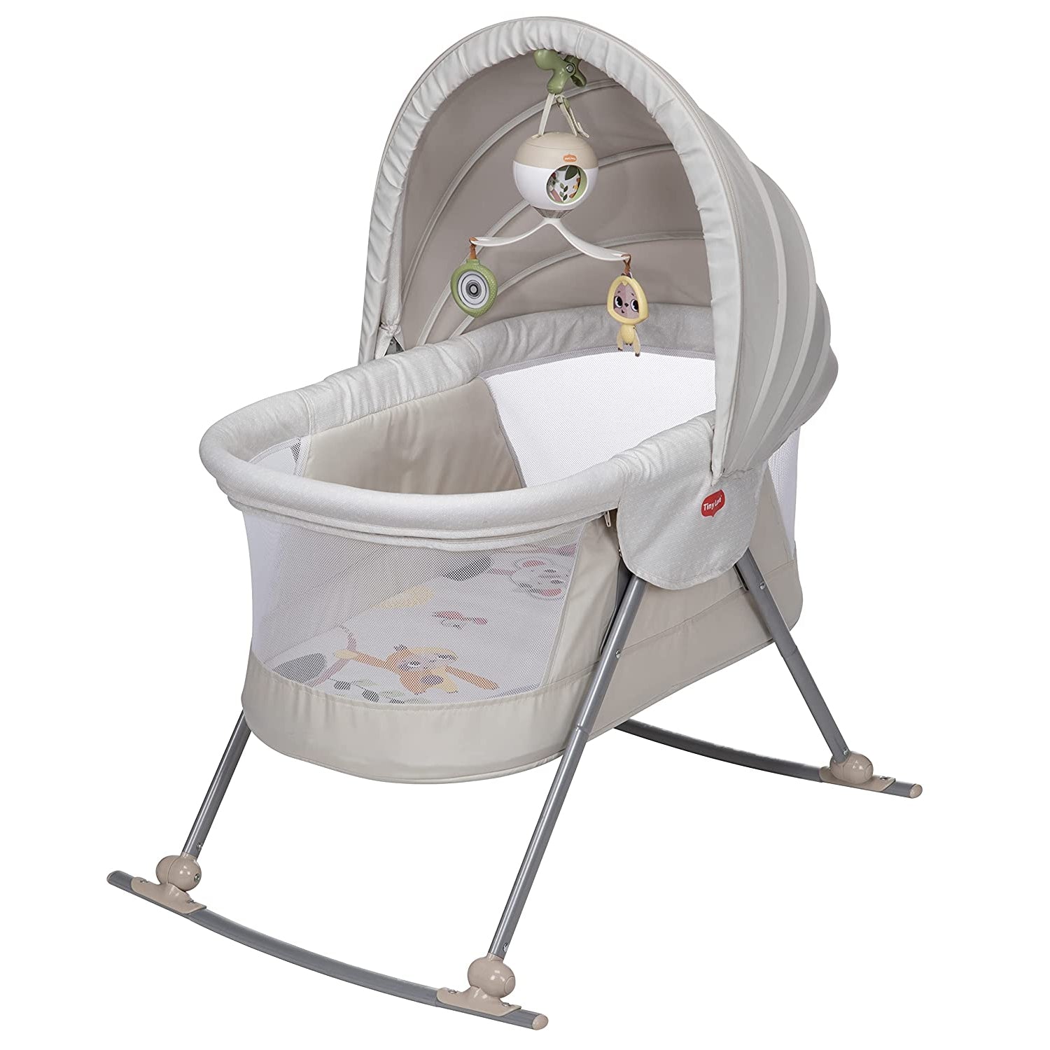 Tiny Love Boho Chic Deluxe 2-in-1 Portable Bassinet for Baby's Play and Sleep