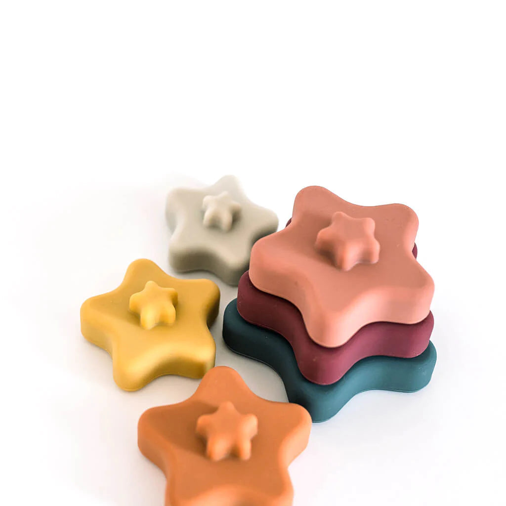 Hot! Three Hearts Stella Star Stackers - Muted Tones