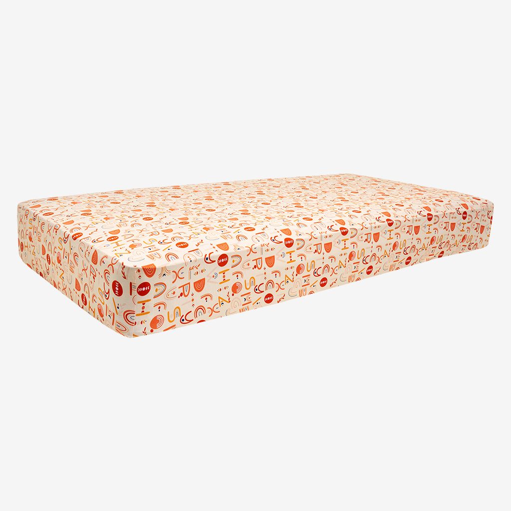 Posh Peanut's Exclusive Alphabet Medley Crib Sheet - Soft & Breathable