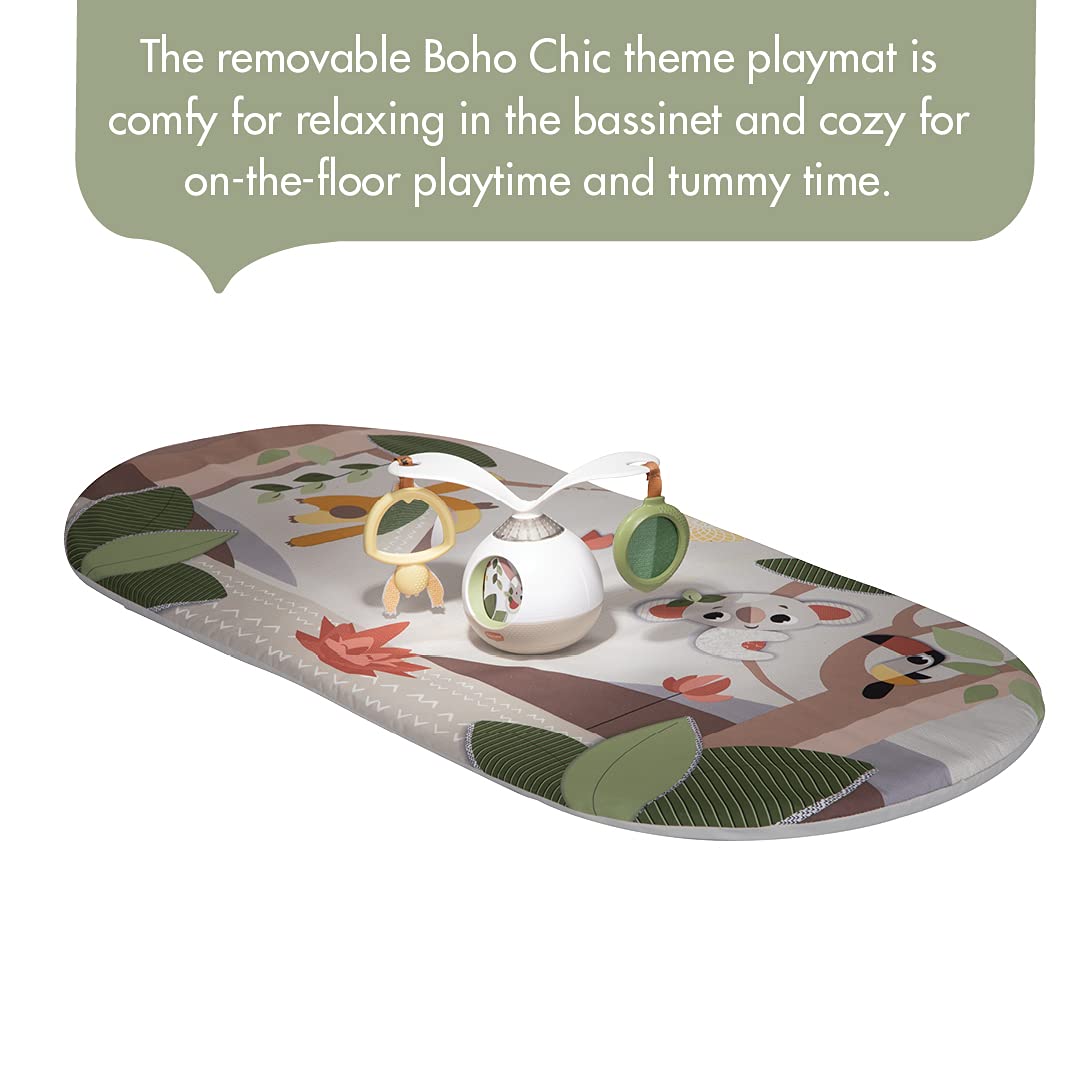 Tiny Love Boho Chic Deluxe 2-in-1 Portable Bassinet for Baby's Play and Sleep