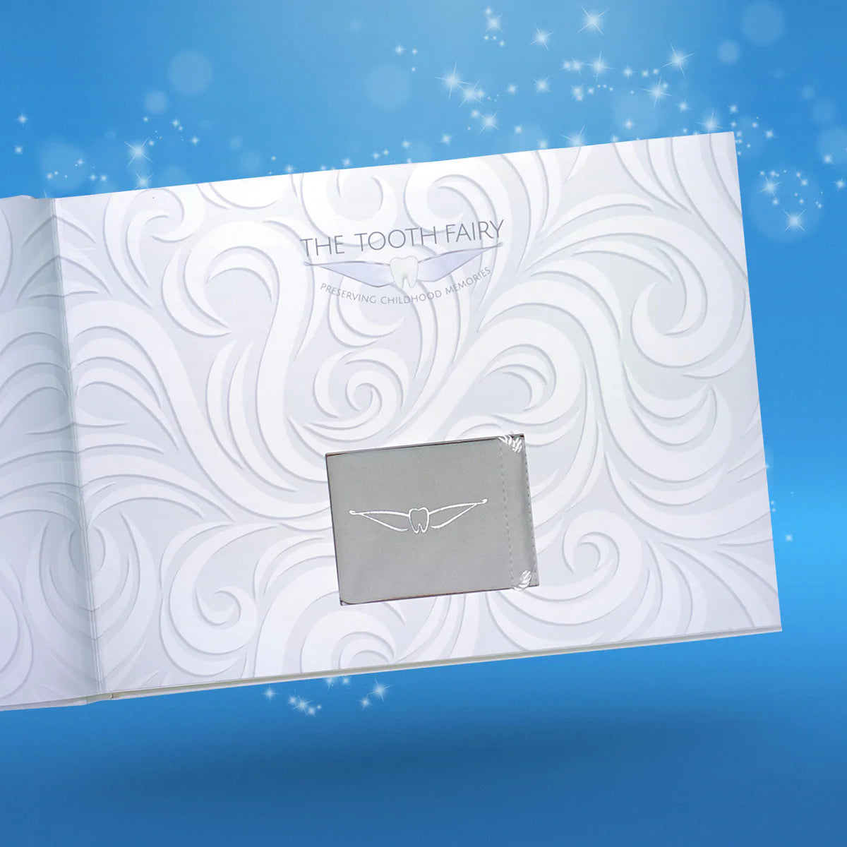 Magical Tooth Fairy Story Book with Tooth Storage Pouch Gift Set