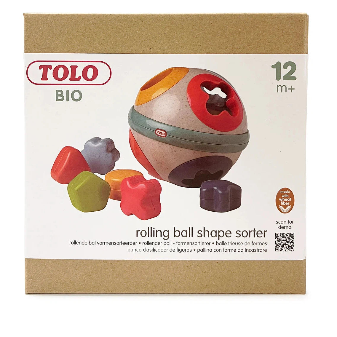 TOLO Multicolor Rolling Ball Shape Sorter for 12+ Months Old Babies