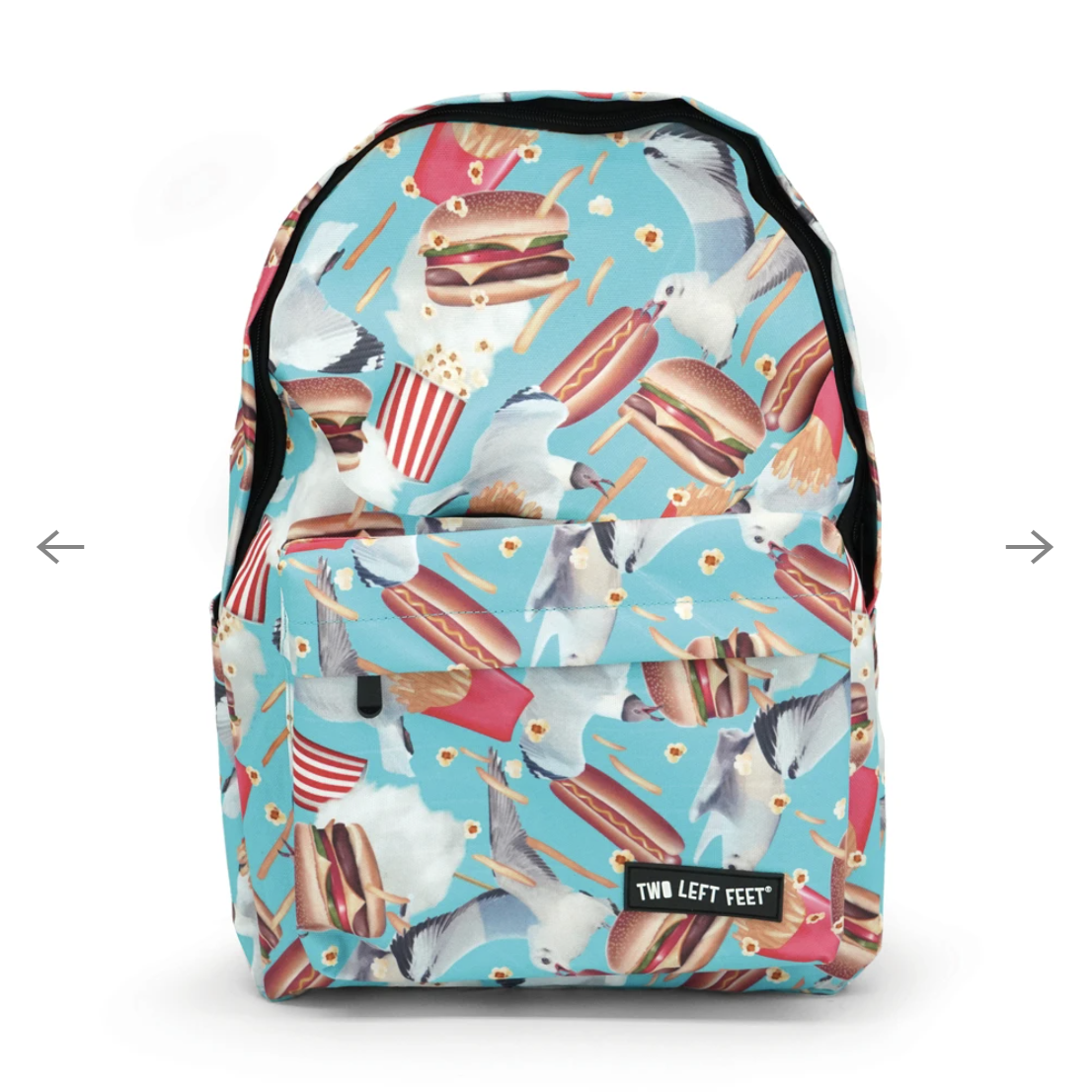 Hot Deal! Colorful Two Left Feet Backpack for Bird Feed, Big Size 17x12x6 inches