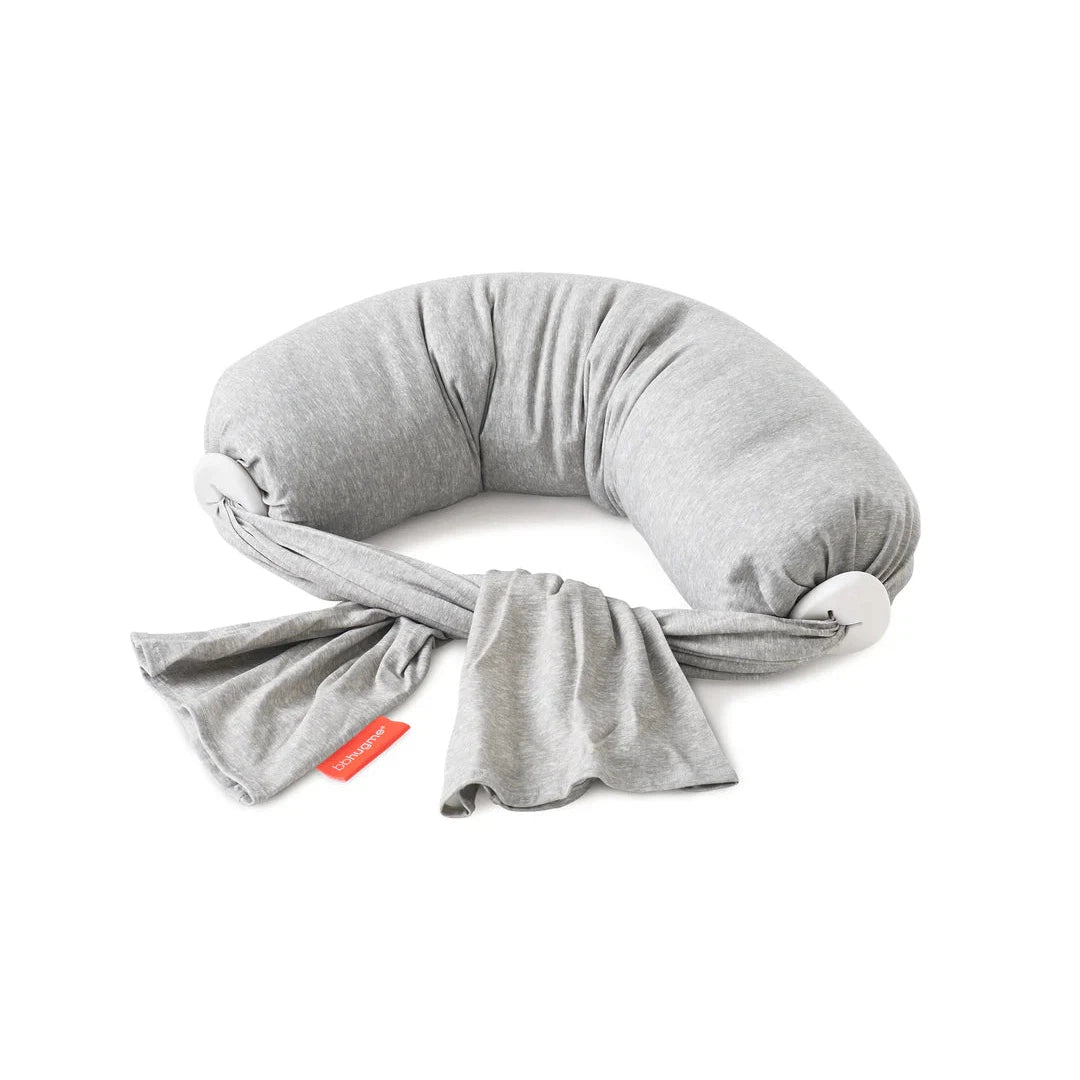 bbhugme® Grey Melange Nursing Pillow - Award-Winning & Ideal for New Moms