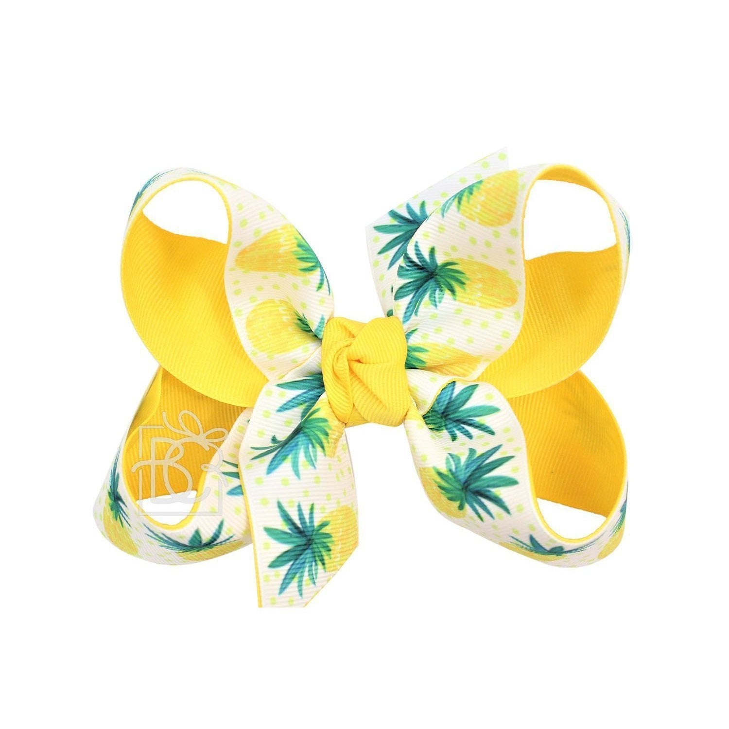 Beyond Creations High - Quality Layered Pineapple Bow with Double Knot