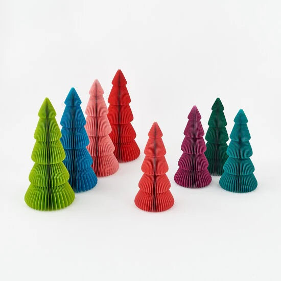 Hot Sale! 180 Degree Vibrant Accordion-style Paper Decorative Tree in Assorted Sizes and Colors